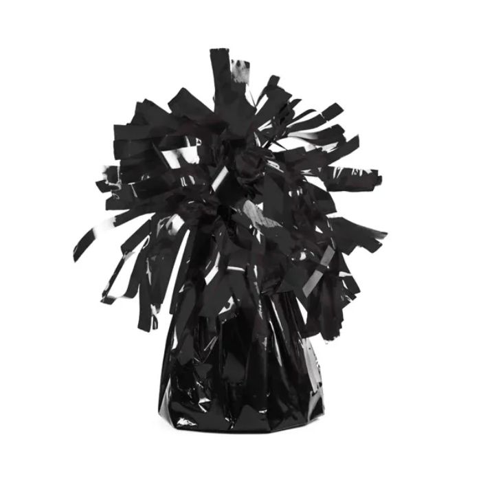 Schwarzes Folienballongewicht 130 g 