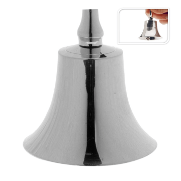 Tischglocke Aluminium - 11x5,5 cm