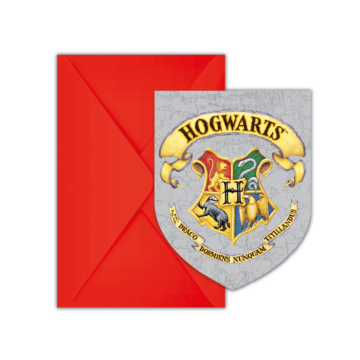Harry Potter® Einladungen 6x inkl. Umschlag