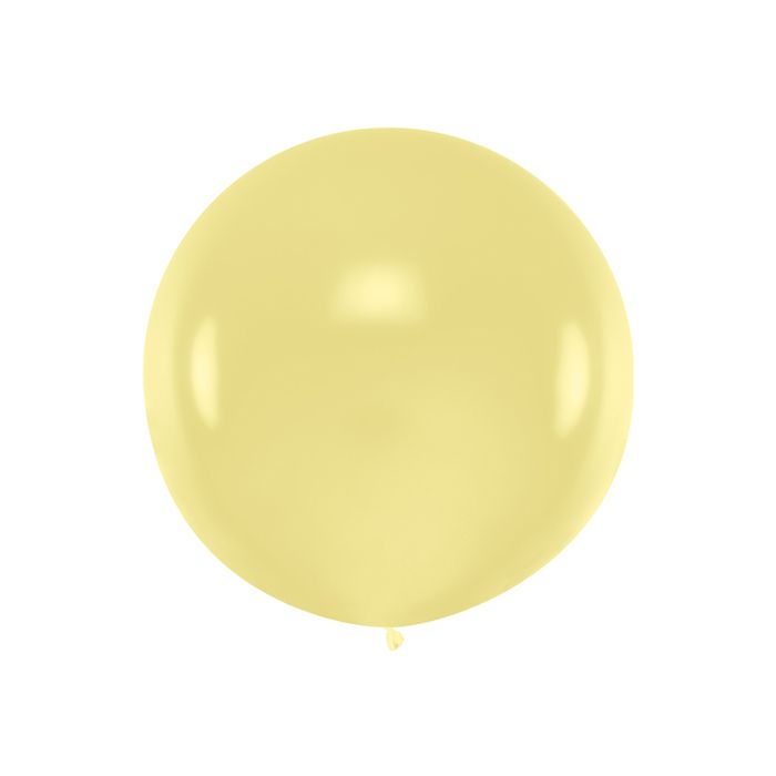 Riesiger Pastellcreme Ballon - 1 Meter