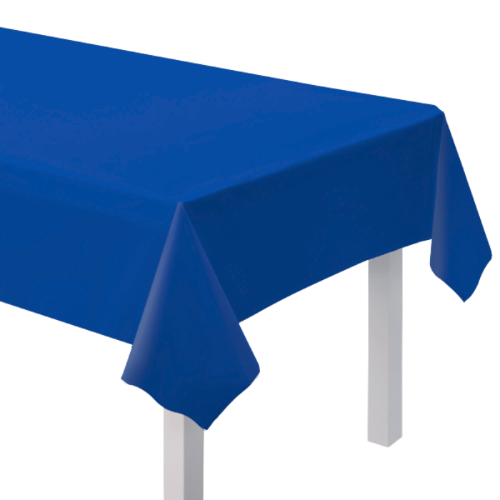Dunkelblaue Papiertischdecke - 120x180 cm
