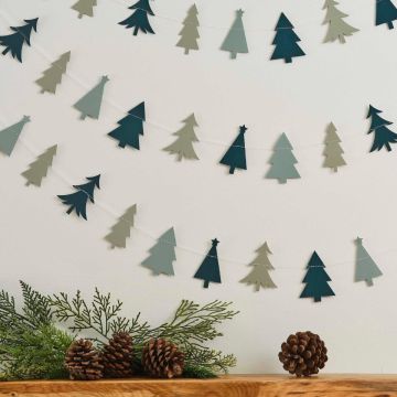 Grüne Weihnachtsbaumgirlande 5 m