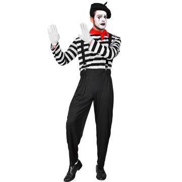 Französisches Mime-Kostüm für Herren
