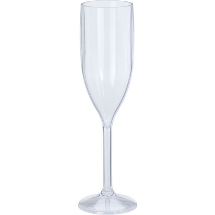 Champagnerglas aus Acryl 165 ml mit langem Stiel