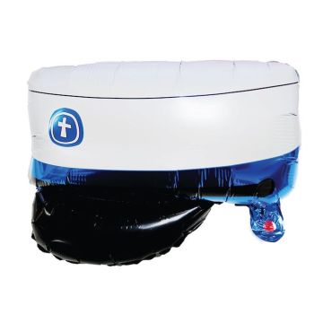 Studenhut Folienballon Blau - 39 x 53 cm 