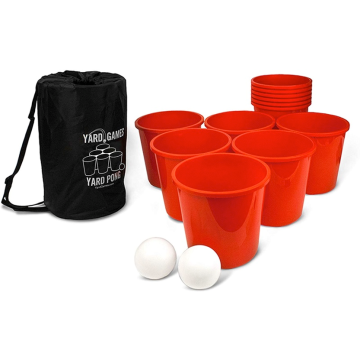 XXL Beer Pong m. 12 Bechern und 2 Bällen