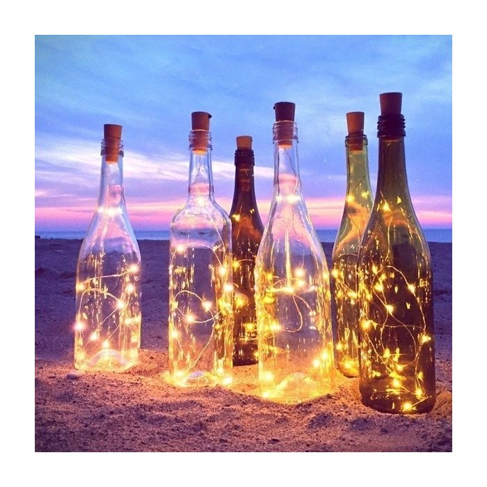 LED Flaschenverschluss Lichterkette - 75 cm