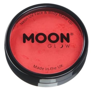Neon-UV-Gesichts- und Körperfarbe Intensiv Rot 36 g Moon Creations