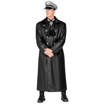 Offiziersmantel im Lederlook