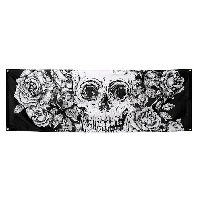 Totenkopf Banner - 74 x 220 cm