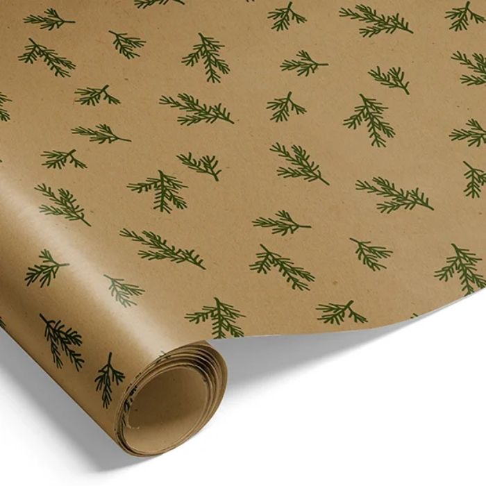 Geschenkpapier mit Tannenzweigen 1000x70 cm Das Alte Apothek