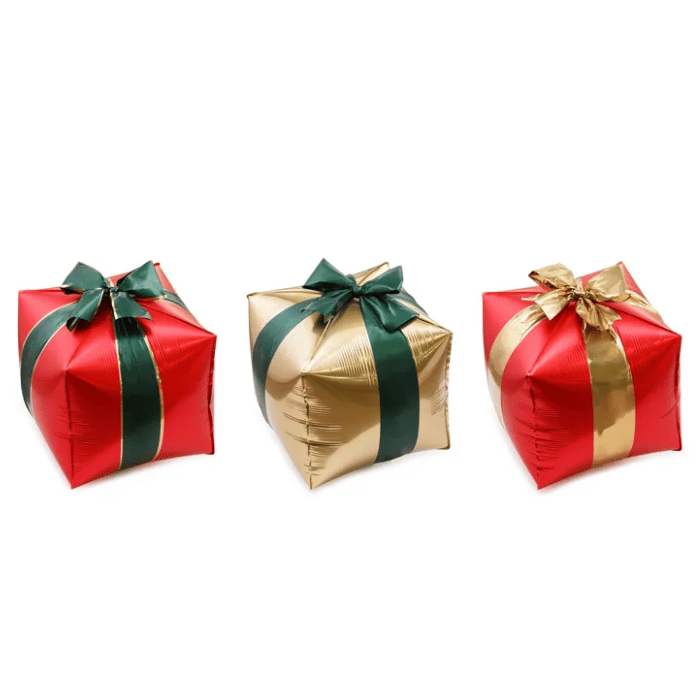 Folienballon Geschenke 3x - 34x36 cm