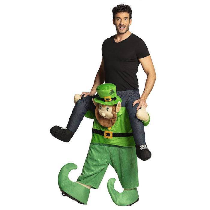 St. Patricks Day reitendes Leprechaun Kostüm