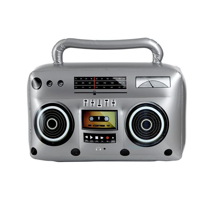 Retro Aufblasbarer Ghettoblaster - 50 CM