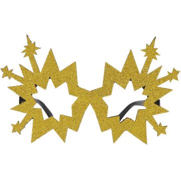 Feuerwerksbrillen Gold - Einheitsgröße
