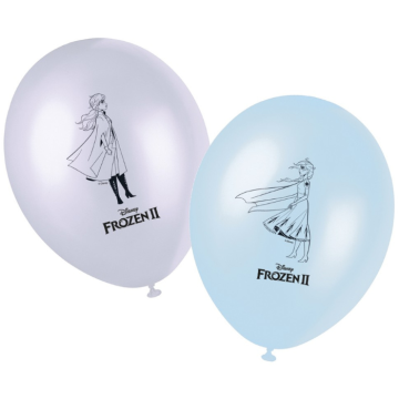 Ballons mit Frost 2 8x - 27 cm
