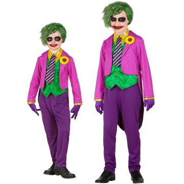 Elegantes Clownkostüm mit Jacke für Jungen