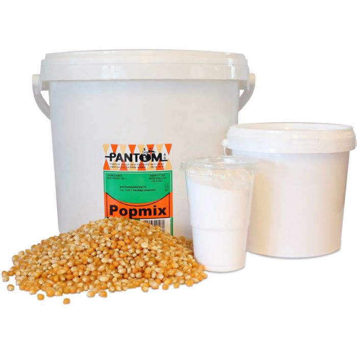 Popcorn Popmix 250x Portionen mit Mais, Salz und Kokosöl