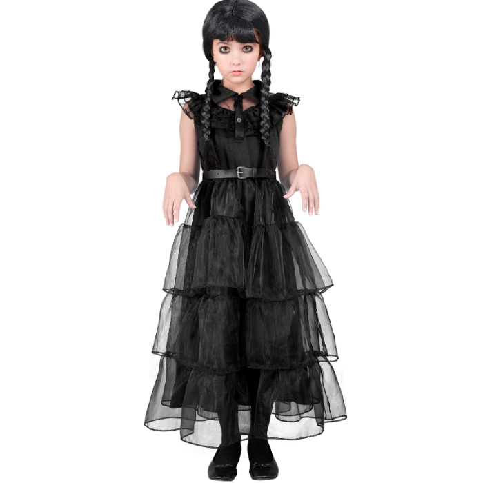 Gotisches Ballkleid Kostüm für Kinder