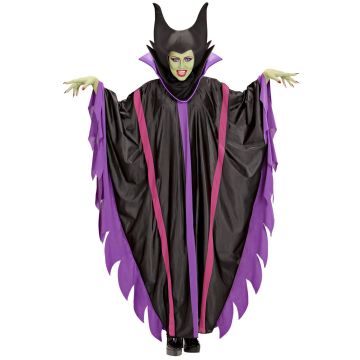 Hexenkleid mit aufstehendem Kragen für Damen