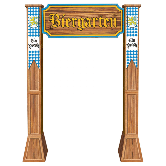 Oktoberfest Willkommensbogen - 230x162 cm