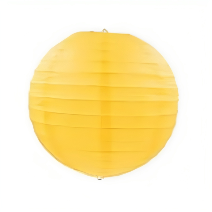 Gelbe Papierlaterne 40 cm