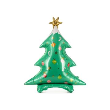 Weihnachtsbaum-Folieballon - 78x94 cm
