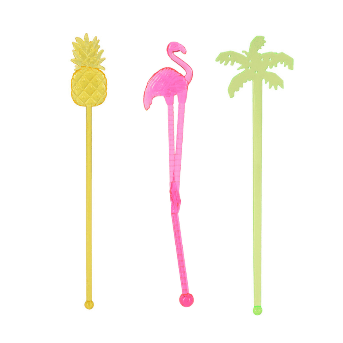 Drinkspieße Hawaii Motive 12x - 17,5 cm