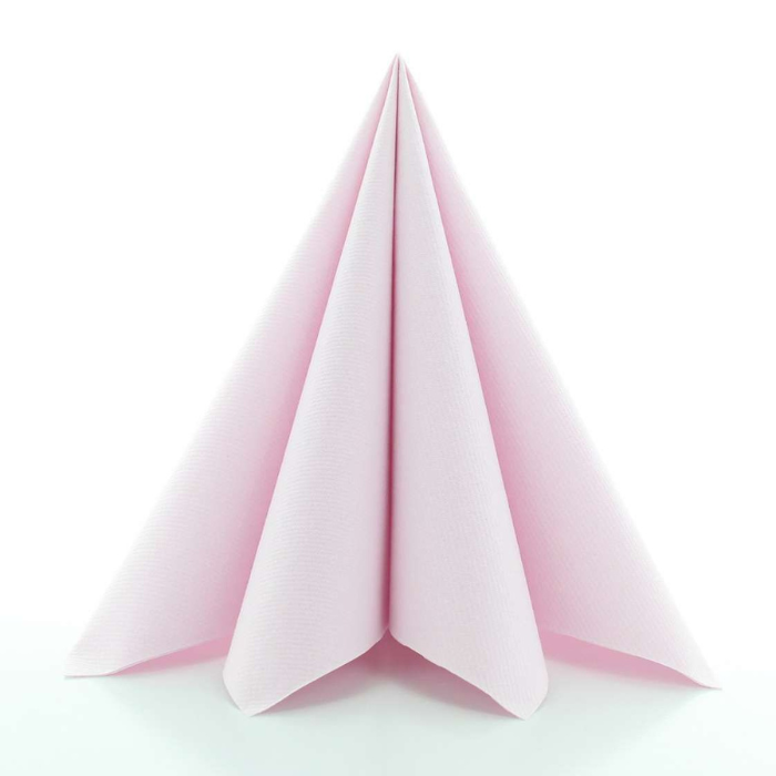 Luxusservietten rosa 12x - 40x40 cm