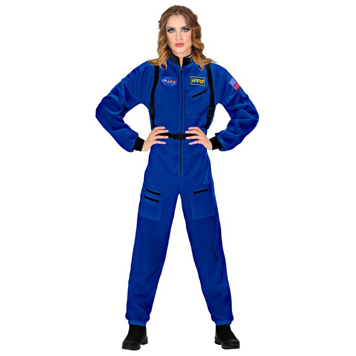 Blaue Astronautenkostüm für Damen
