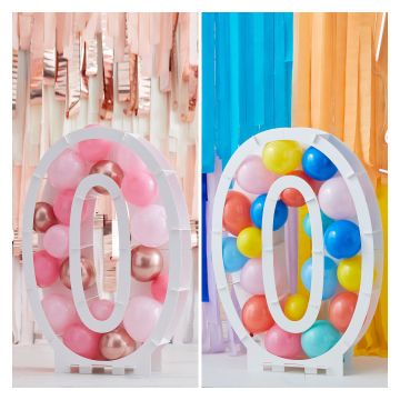 Ballonzahl-Rahmen - 0