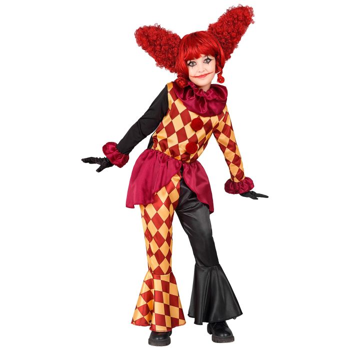 Gruselig Clownskostüm für Mädchen