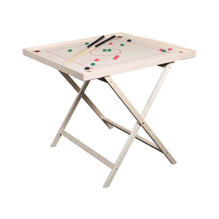 Bob-Spiel aus Holz inklusive Beine - 88x88 cm