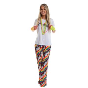 Regenbogenfarbige Pride-Hosen für Frauen