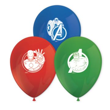 Luftballons mit Avengers-Motiven 8x