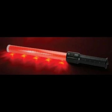 Verkehrsstab mit orange LED Licht