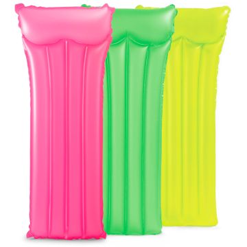 Luftmatratze 183x76 cm in Neonfarben
