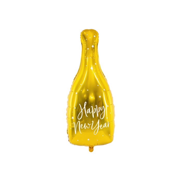 Silvester Champagner Folienballon - 82 cm 