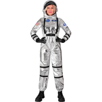 Silbernes Astronautenkostüm für Damen