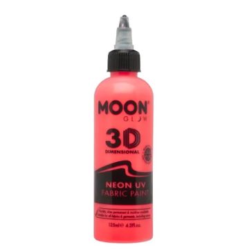 Neon UV Textilfarbe Rot 125 ml Moon Creations