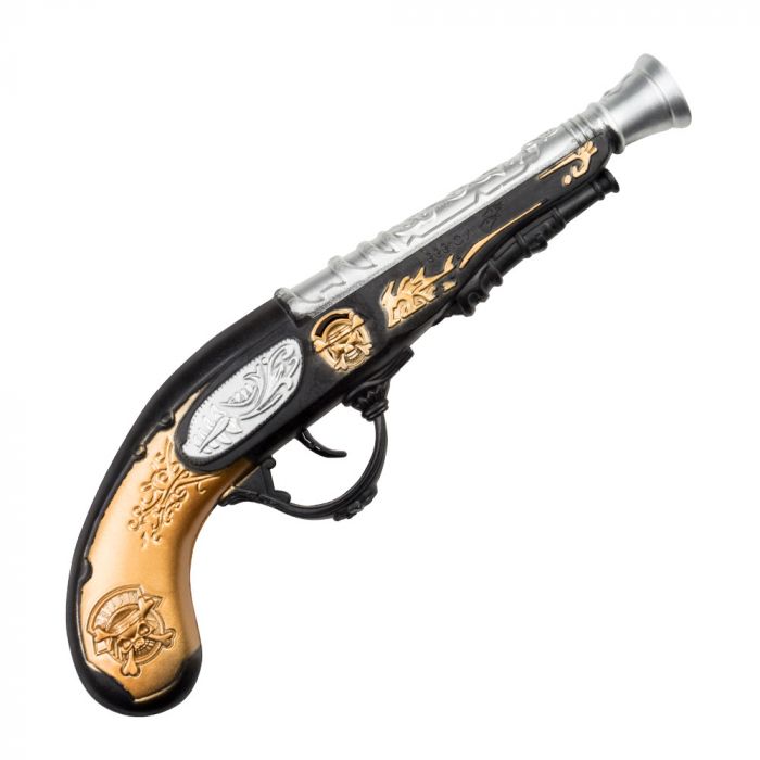 Piratenpistole mit Totenkopf - 28 cm