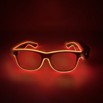 LED-Partybrillen - Orange
