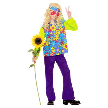 Hippie-Set mit Kopfband und Halskette für Jungen