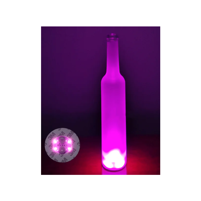 LED Flaschenlicht - Pink