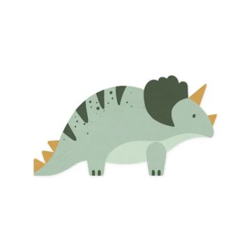 Dinosaurier Servietten 12x - 18x10 cm