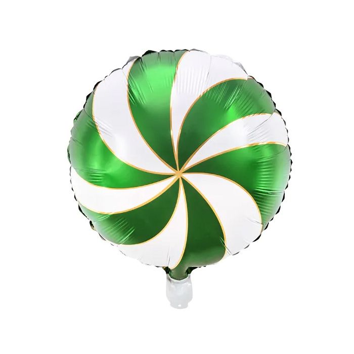 Schokoladenfolie-Ballon grün - 35 cm