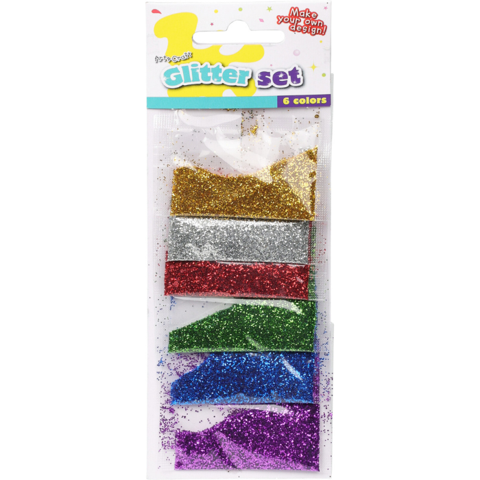 Glitzer-Set 6 x 2 Gramm