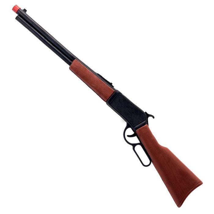 Schwarzes und braunes Cowboy-Gewehr