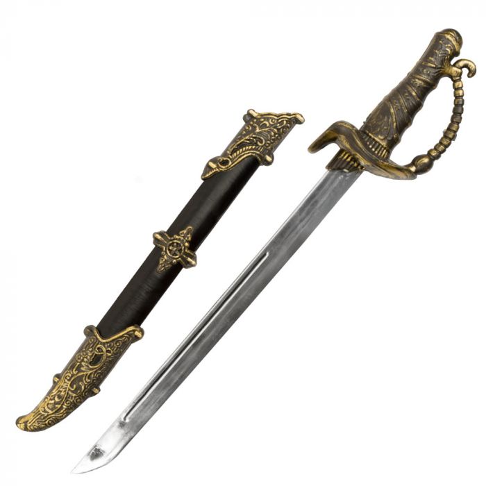 Piratenschwert mit Scheide - 52 cm