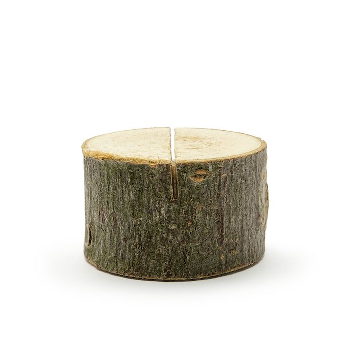 Holz Kartenhalter 6x - 3-4 cm